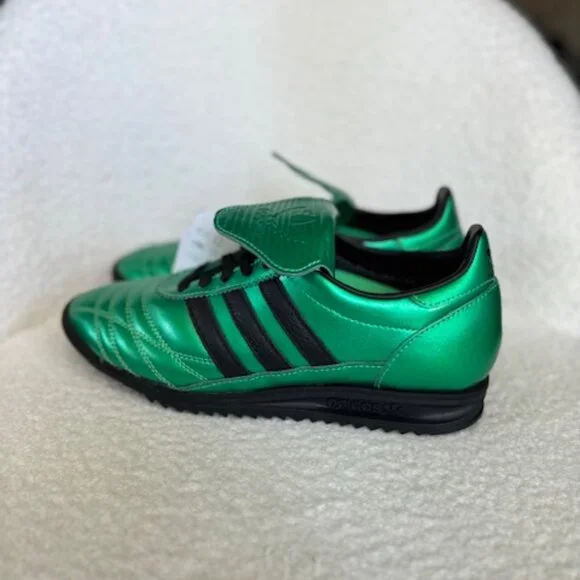 Adidas SL 72 OG Metallic Green Black Womens Sneaker - Picture 4 of 6